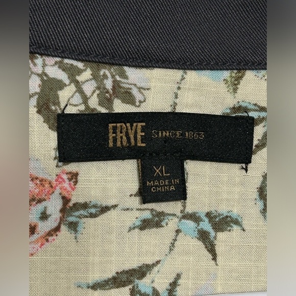 New! FRYE Stone Grey Utility Style Jacket Womens Size XL - Picture 11 of 15